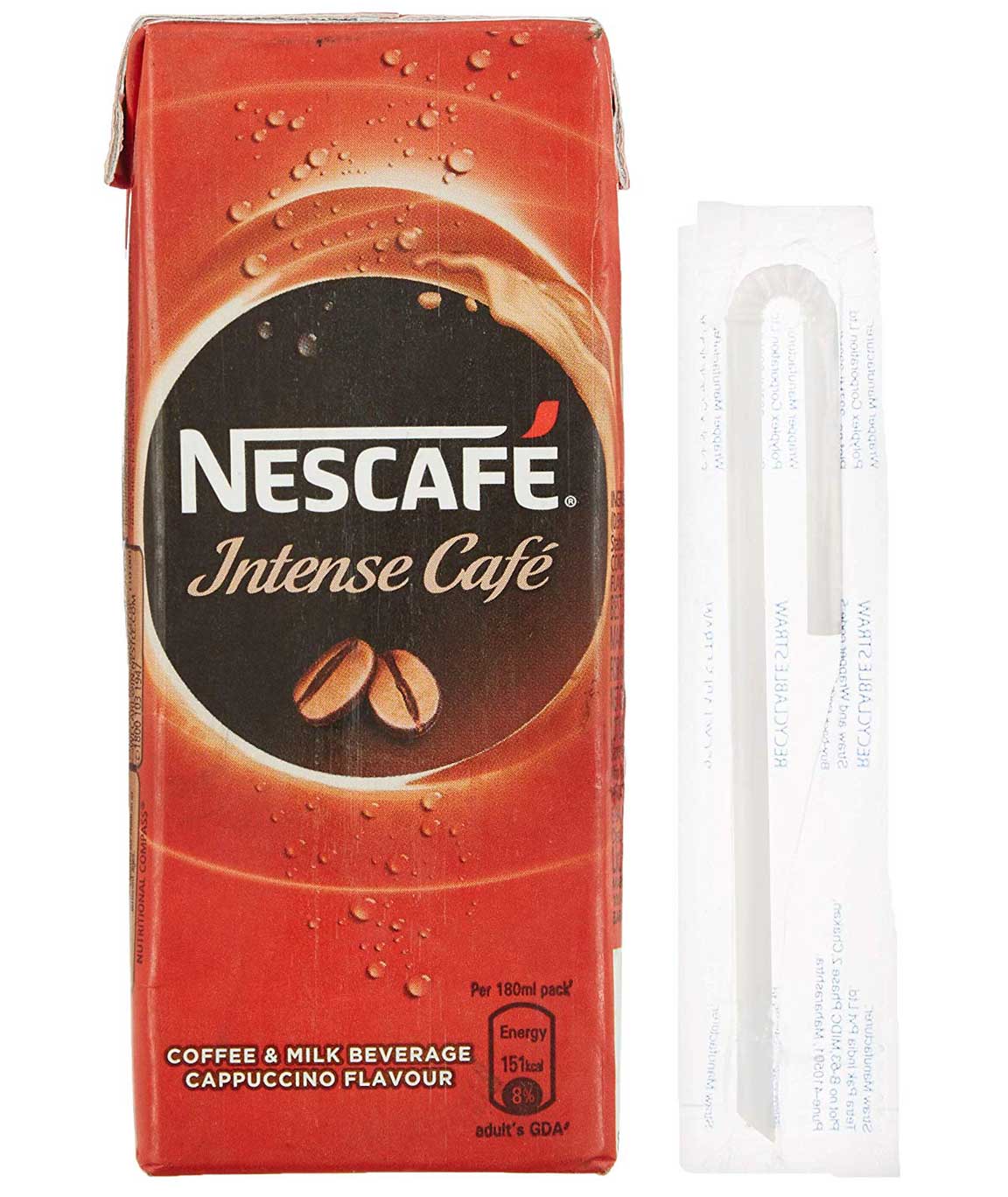 Nescafe Intense Cafe, Ready-To-Drink Cold Coffee, 180Ml Tetra Pak