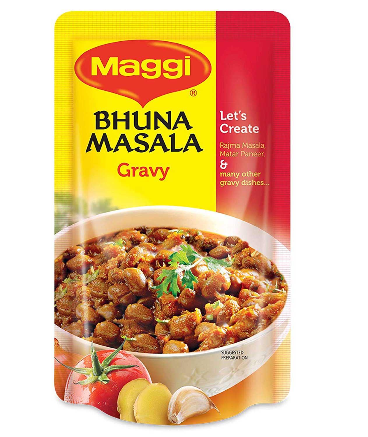 Nestle MAGGI Bhuna Masala Vegetable Seasoning, Gravy 65gm PouchPack of 3 