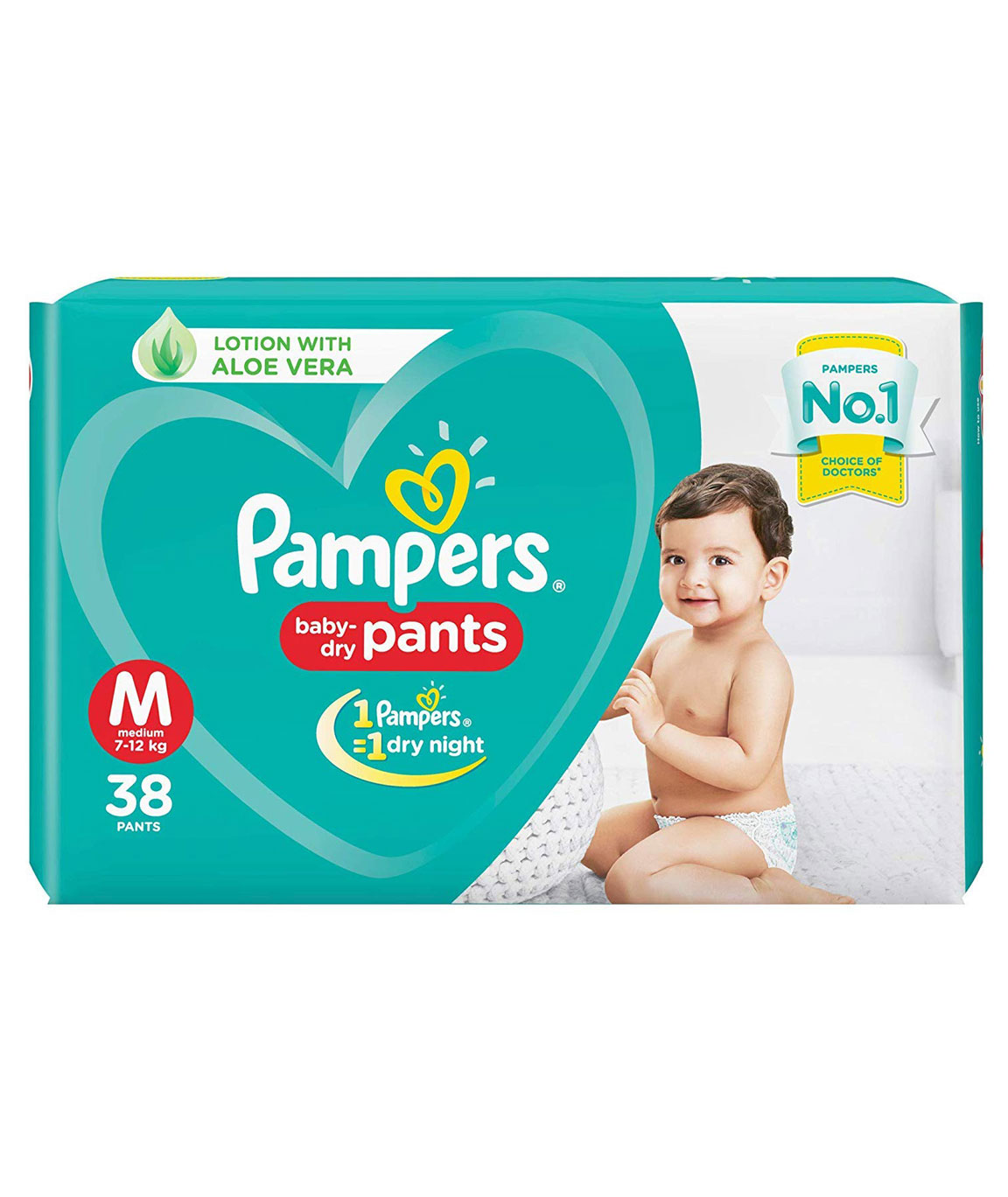 Pampers New Diapers Pants, Medium, 38 Count