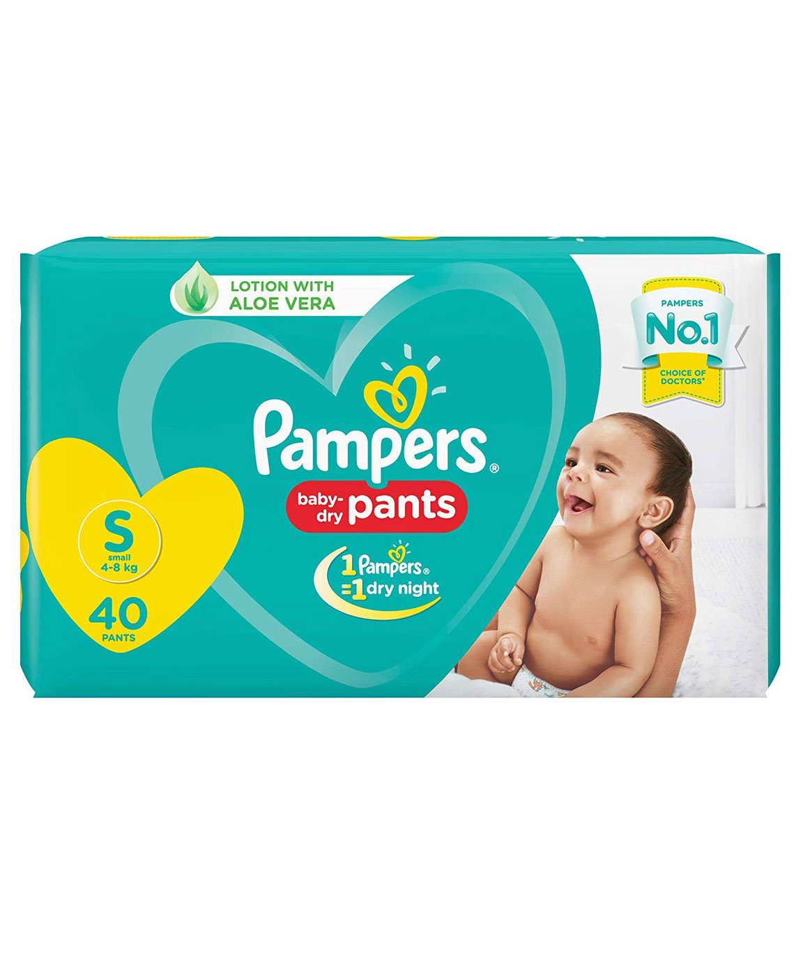 Pampers New Diapers Pants, Small, 40 Count