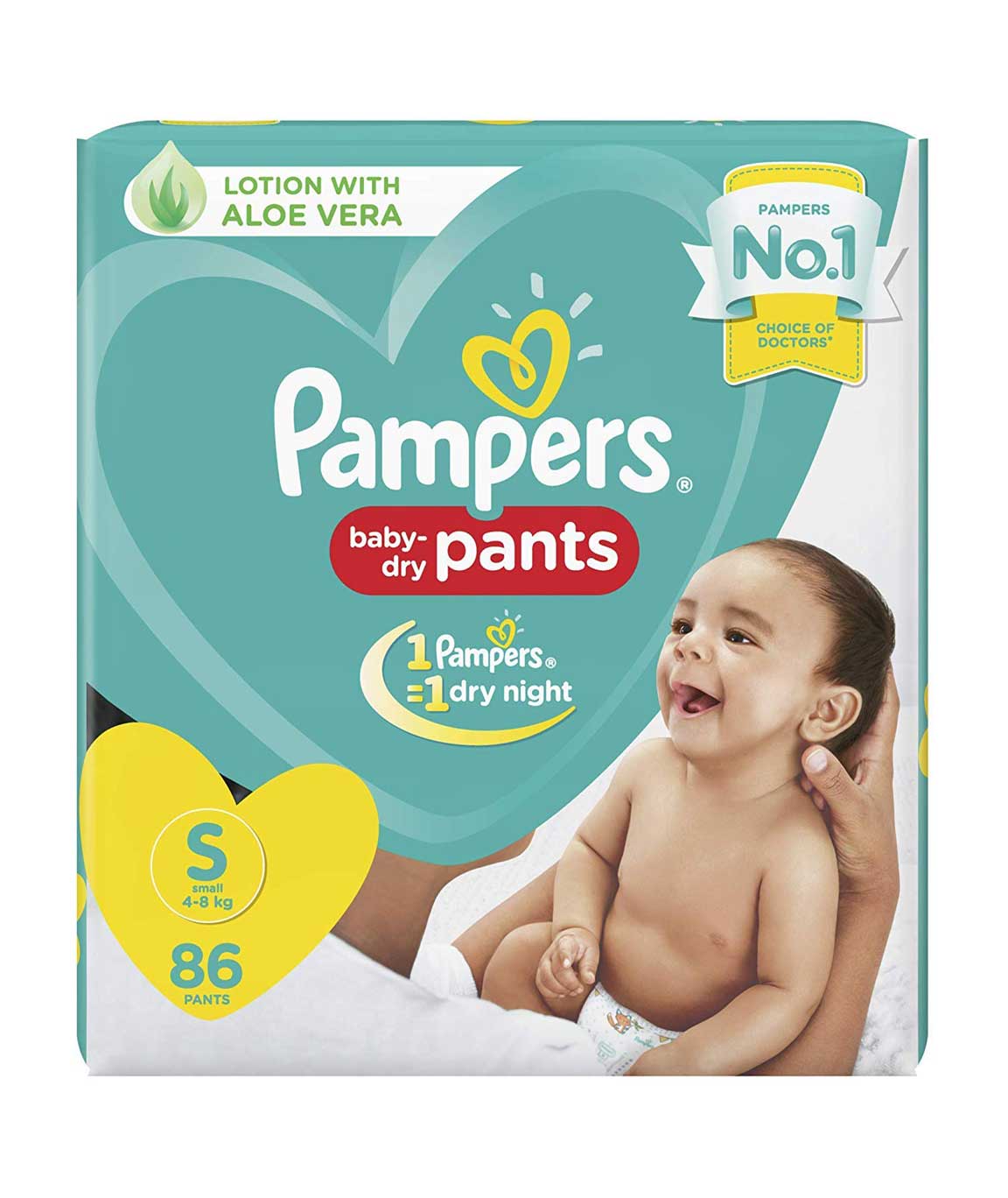 Pampers New Diapers Pants, Small (86 Count)