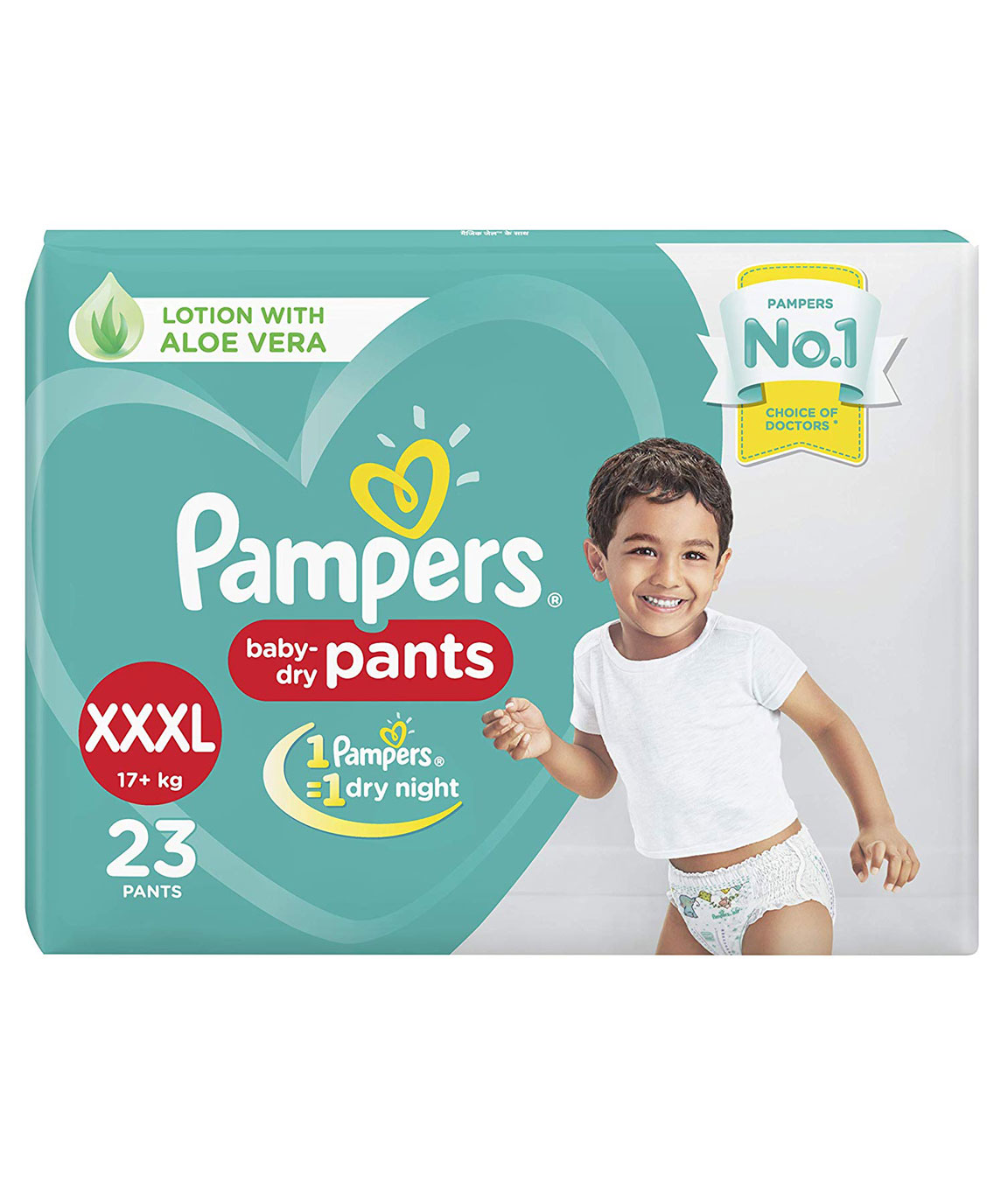 Pampers New Extra Extra Extra Large Size Diapers Pants (23 Count)