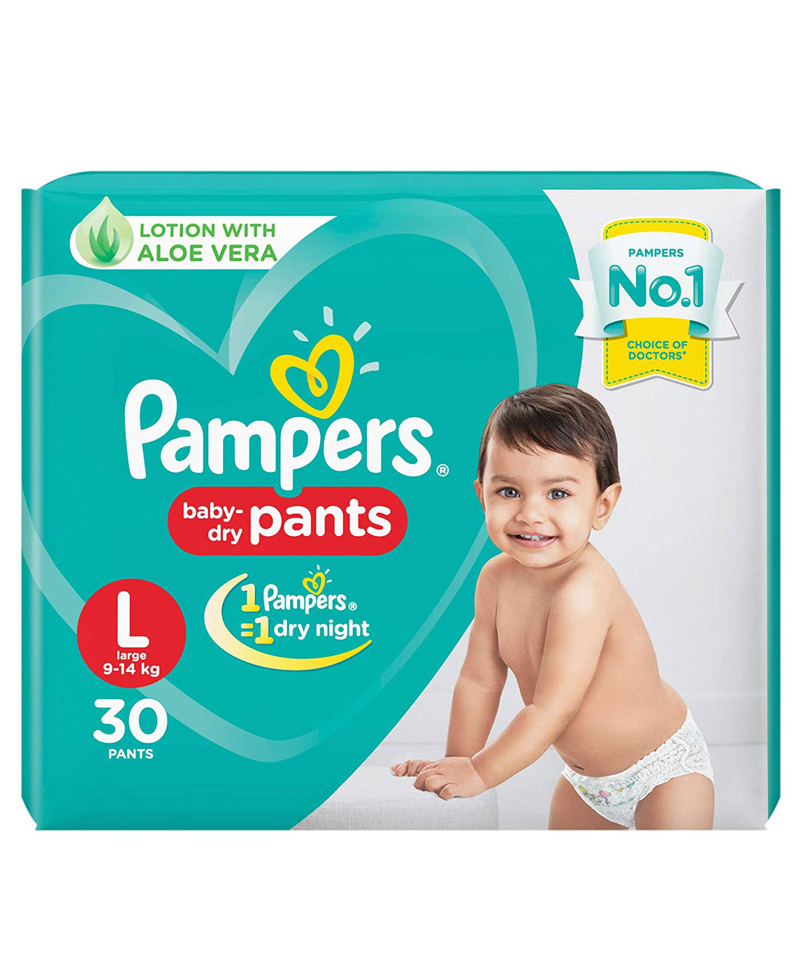 Pampers New Large Size Diapers Pants, 30 Count
