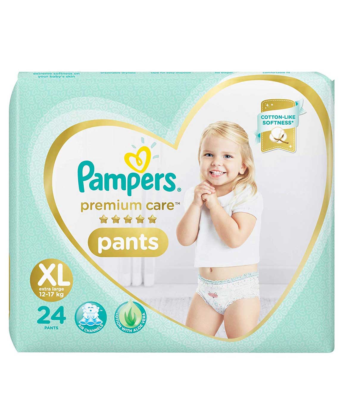 Pampers Premium Care Pants Diapers, X-Large, XL 24 Count
