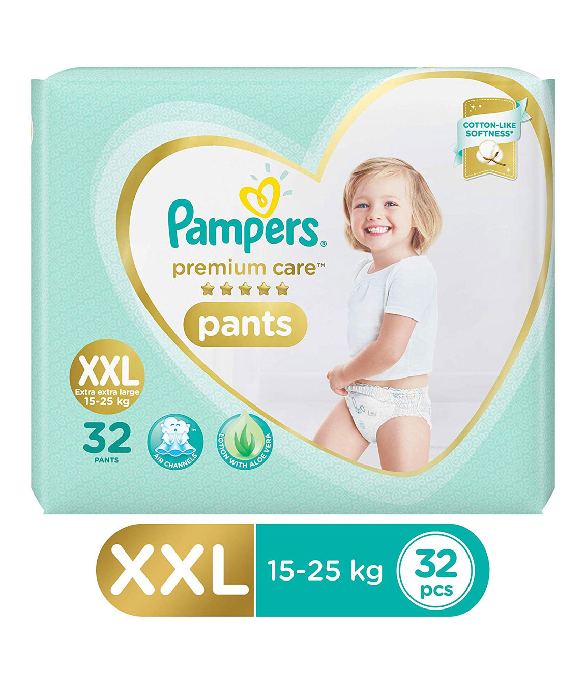 Pampers Premium Care Pants Diapers, XX-Large, 32 Count