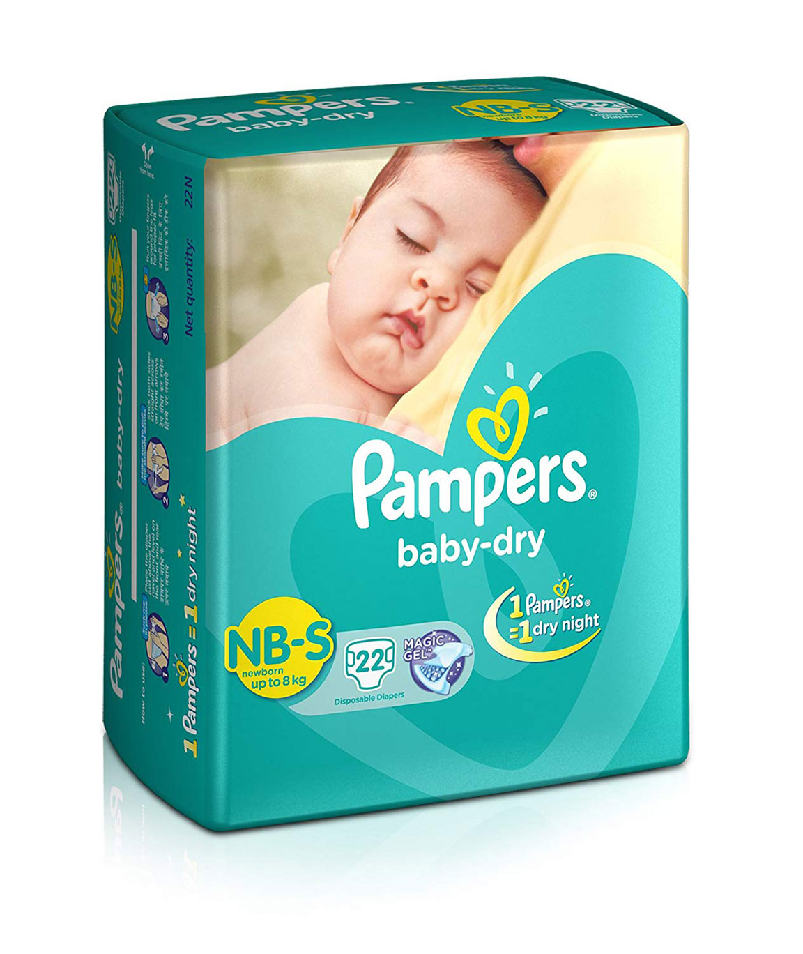 Pampers Small Size Diapers (22 Count)