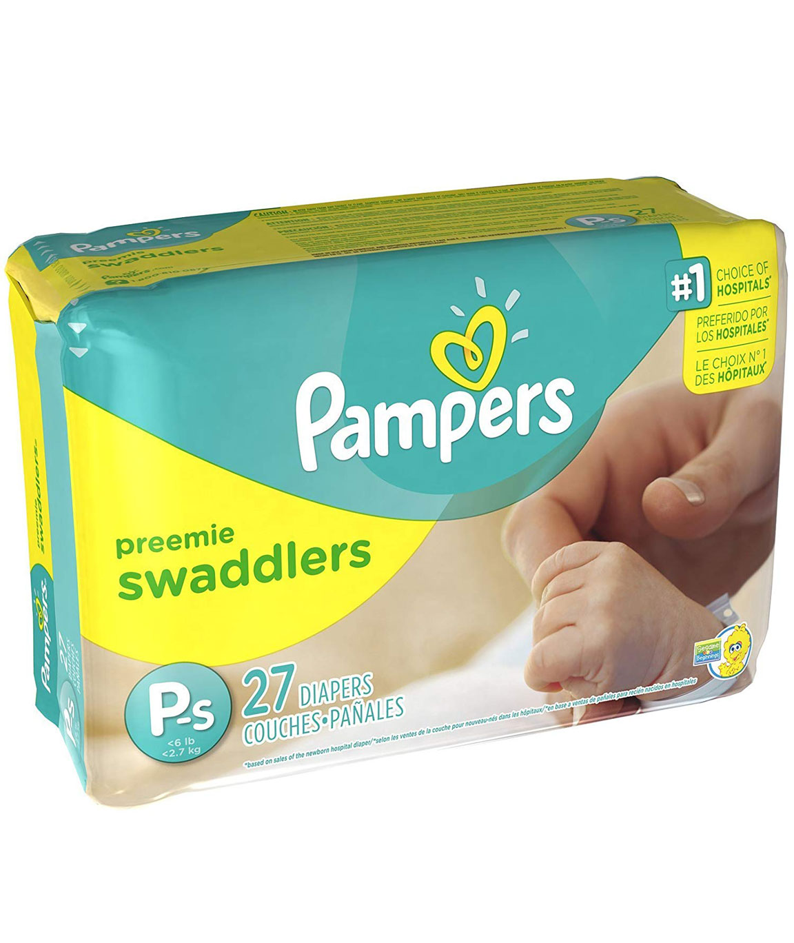 Pampers Swaddlers Diapers - Preemie - 27 ct