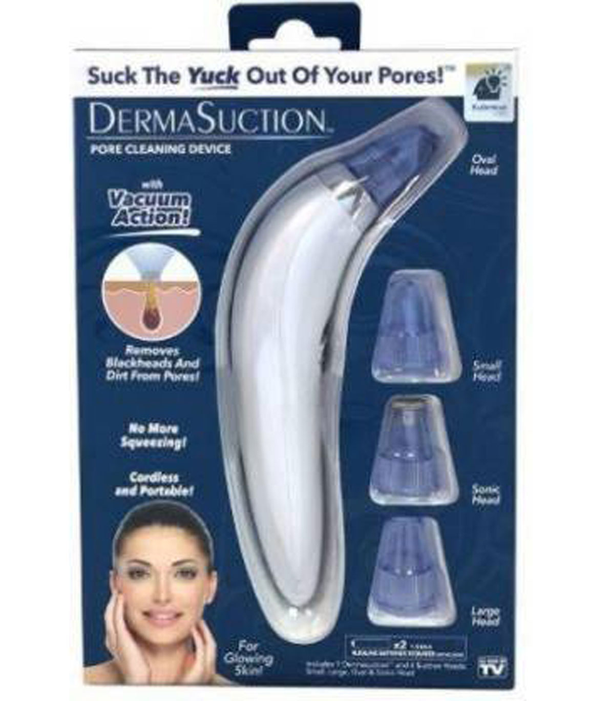 PLASTIC BLACKHEAD REMOVER VACUUM SUCTION DEVICE (PACK OF 1)