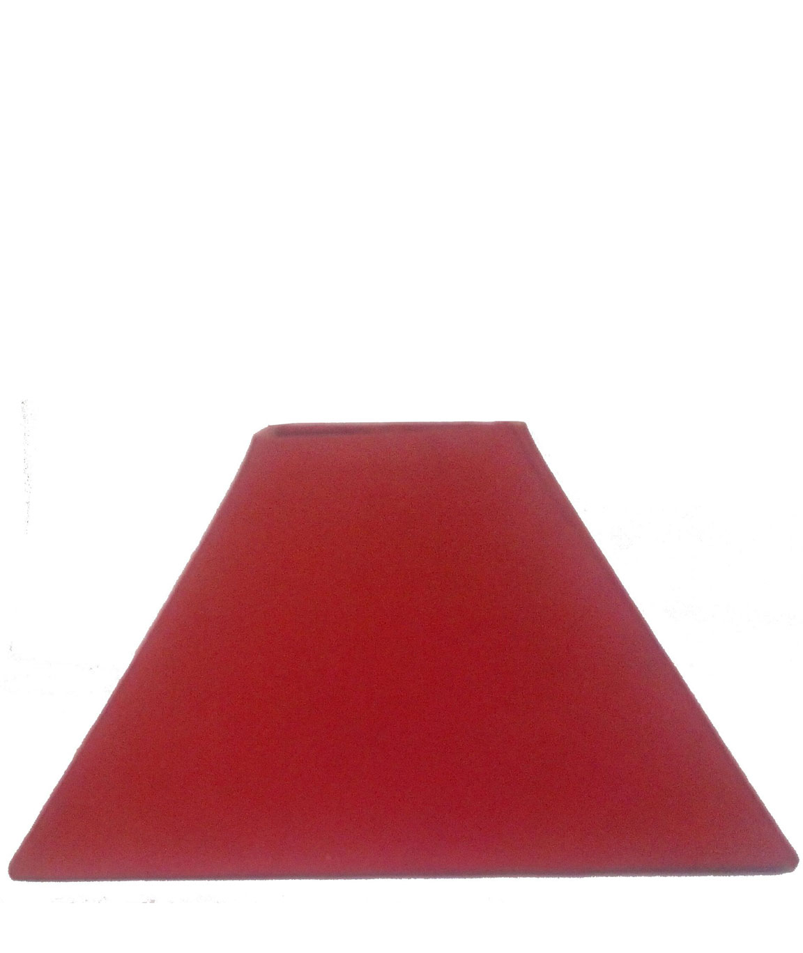 RDC 10 Inches Square Plain Red Lamp Shade for Table Lamp