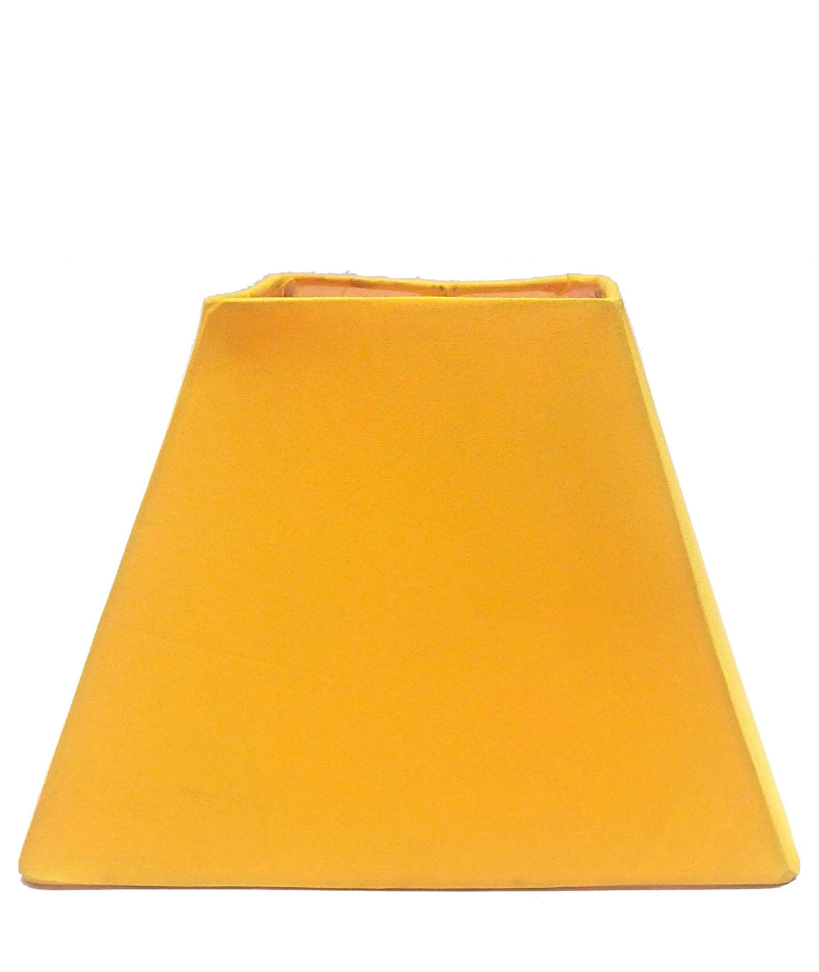 RDC 8 Inches Square Plain Yellow Lamp Shade for Table Lamp
