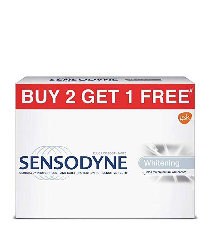 Sensodyne Whitening 70 gm 2+1 offer pack