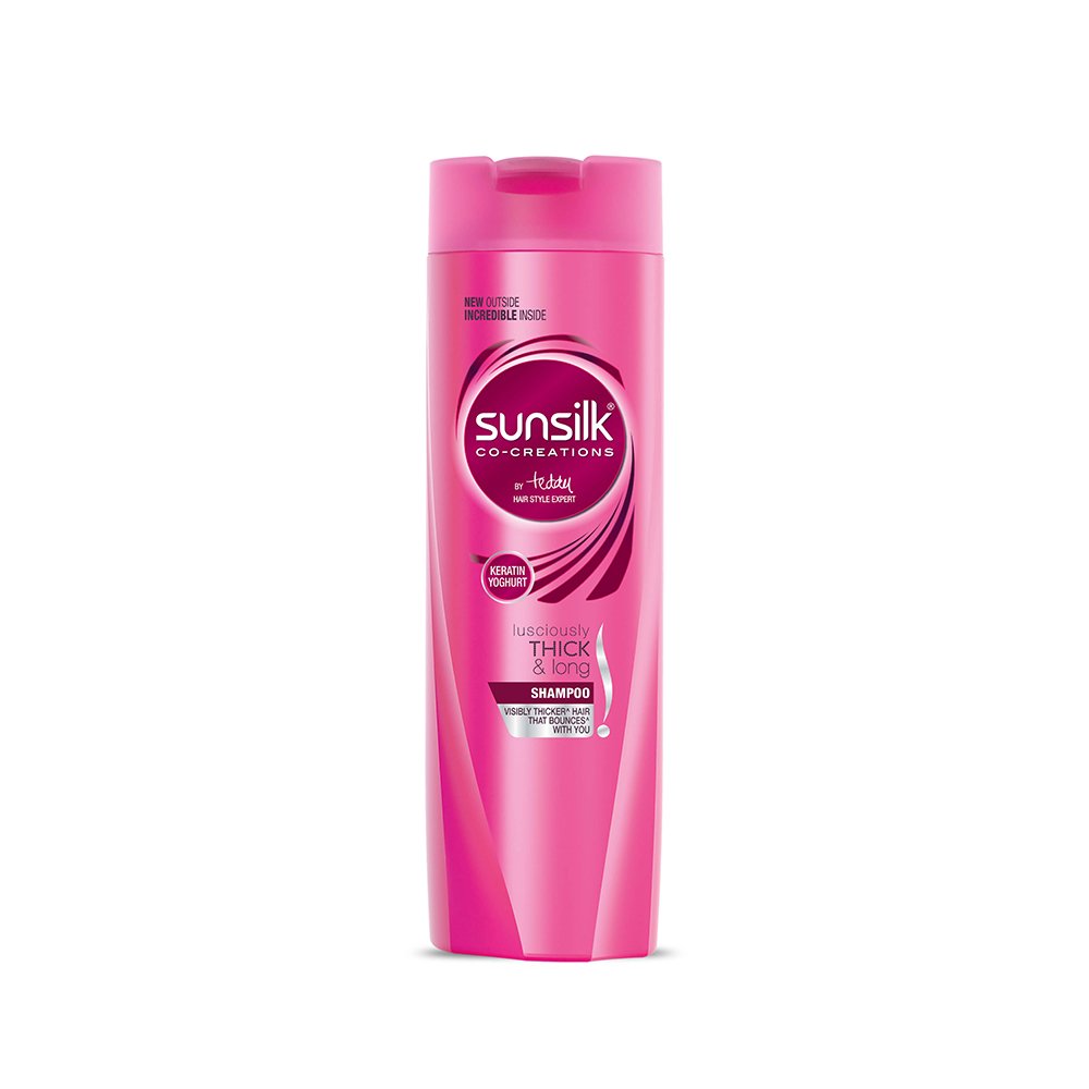 SUNSILK THICK & LONG SHAMPOO 180ML
