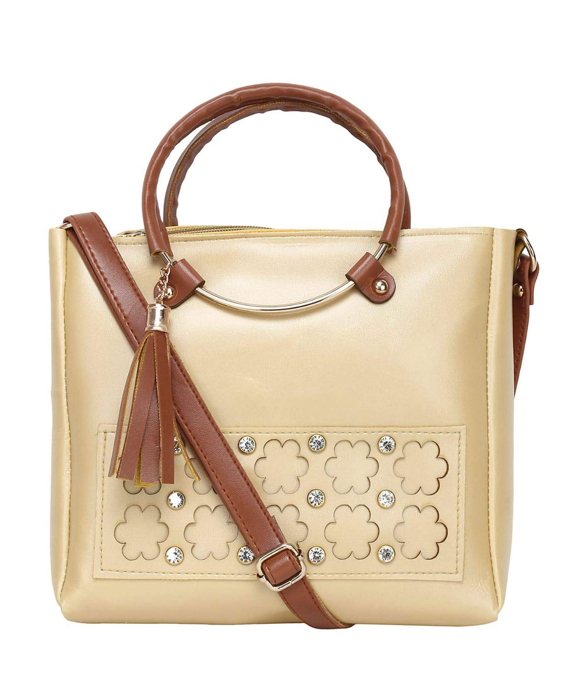 Talat Fashion Latest Design Crossbody Chain Sling bag for Women and Girls College Office Clutches/Handbag/Chained Sling belt stylish latest Bag(golden)