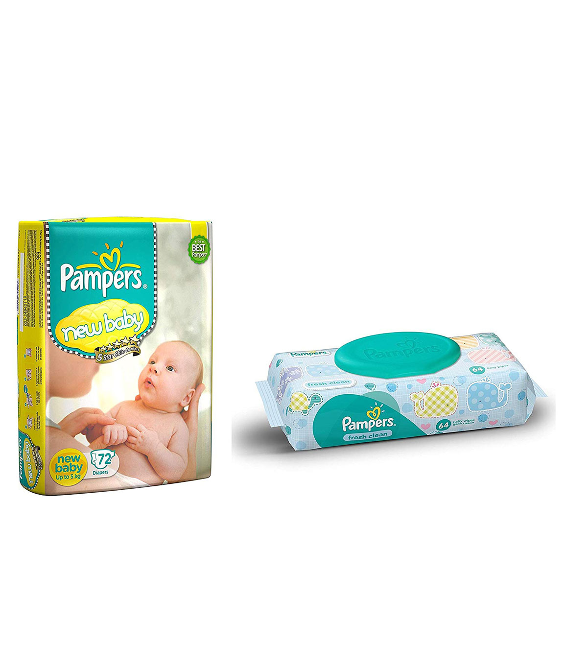 Pampers new baby (72 count)