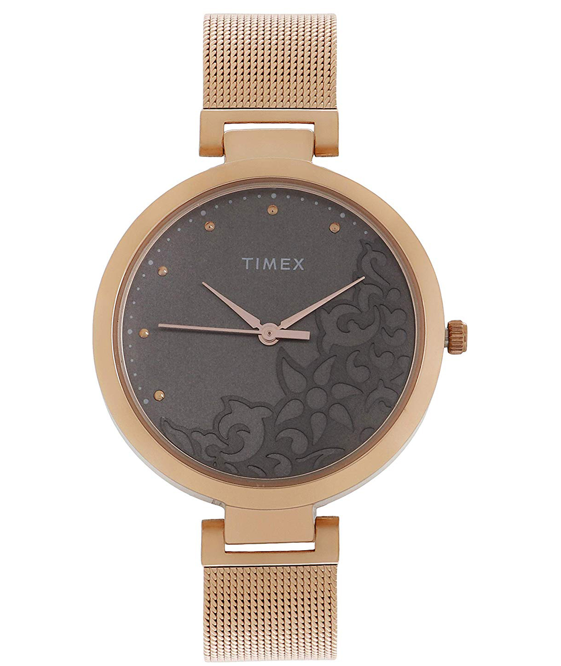 Timex Analog Grey Dial Women`s Watch-TW000X222