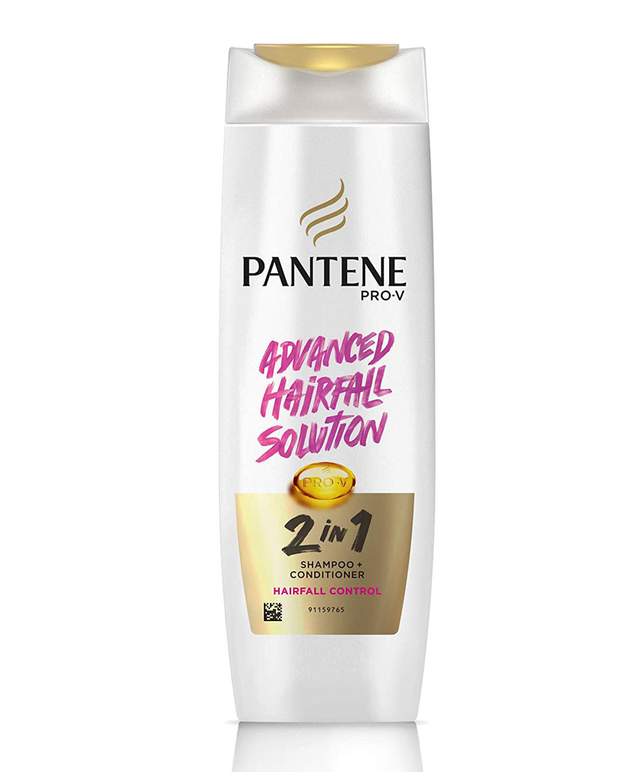 Pantene advanced hairfall solution 2 in 1 shampoo + conditioner hair fall control 180 ml