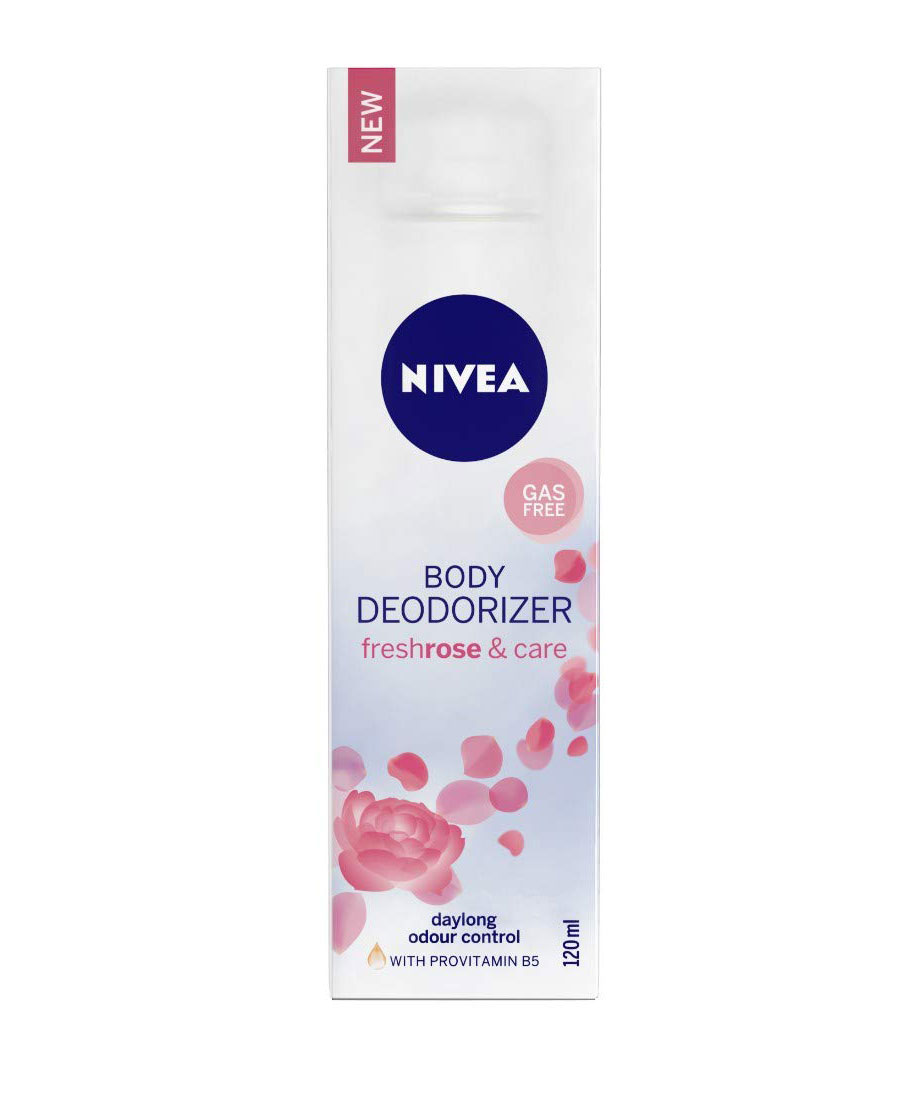 Nivea body deodorizer freshrose & care 120 ml