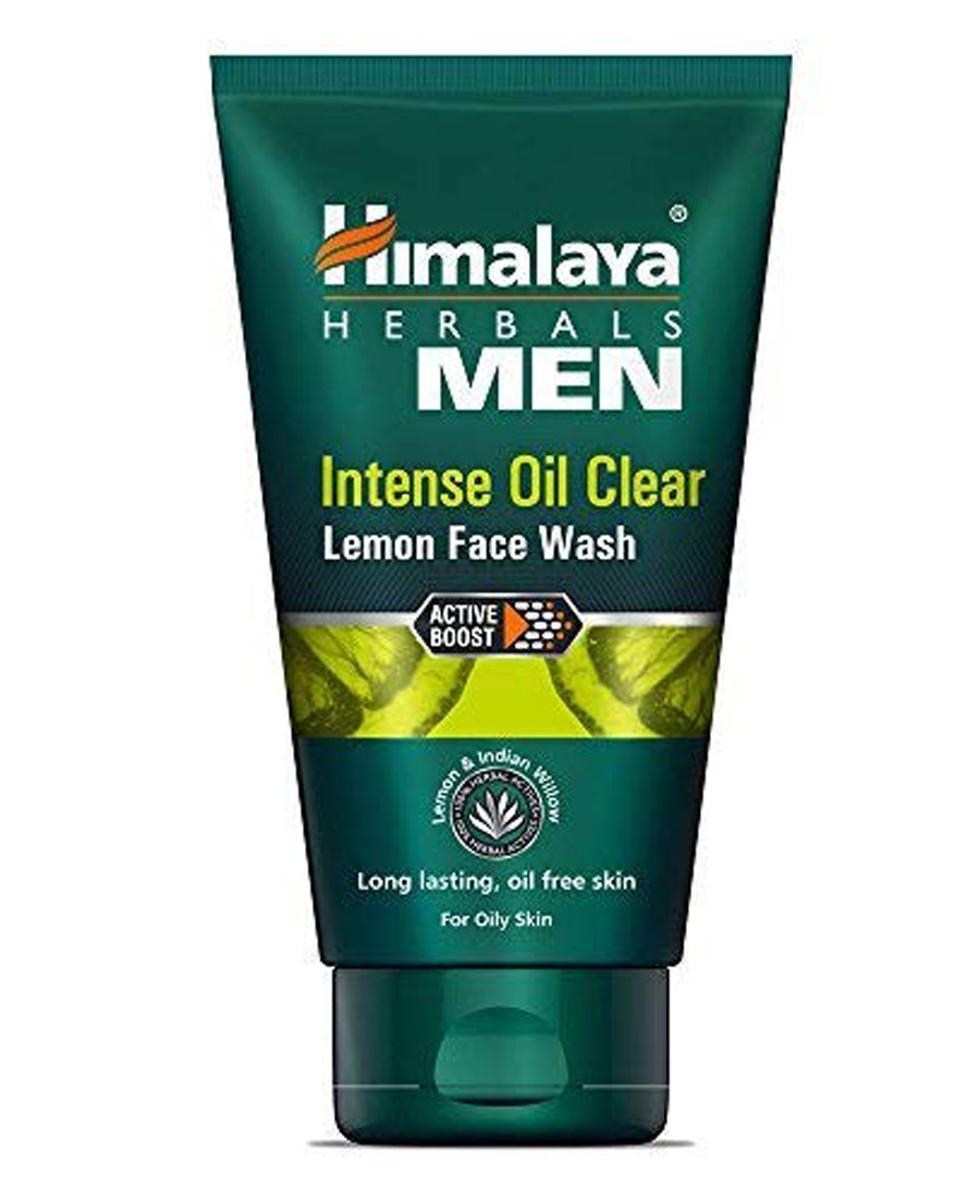 Himalaya men intence oil clear lemon face wash 100ml