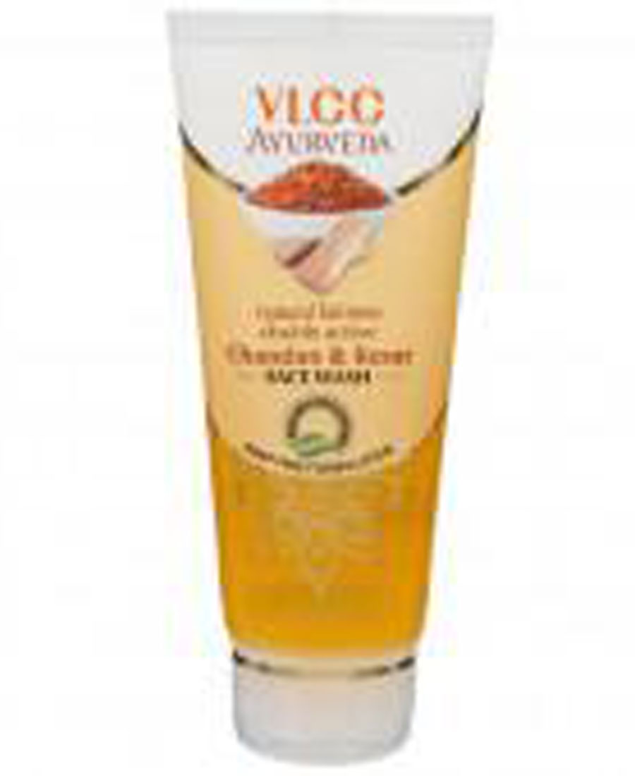 Vlcc ayurveda chandan & kesar face wash 50 ml
