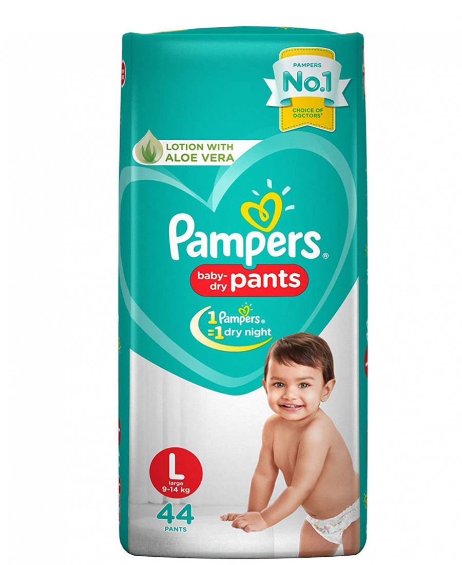 Pampers l 44 count