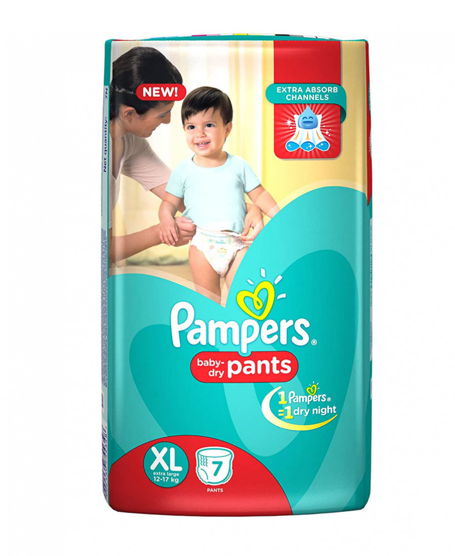 Pampers xl 7 count