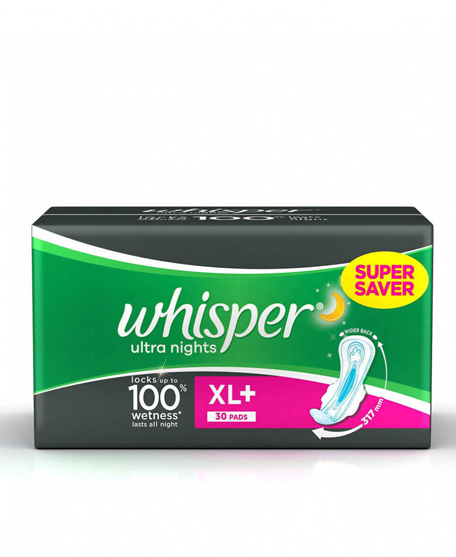 Whisper ultra night  xl 30 count