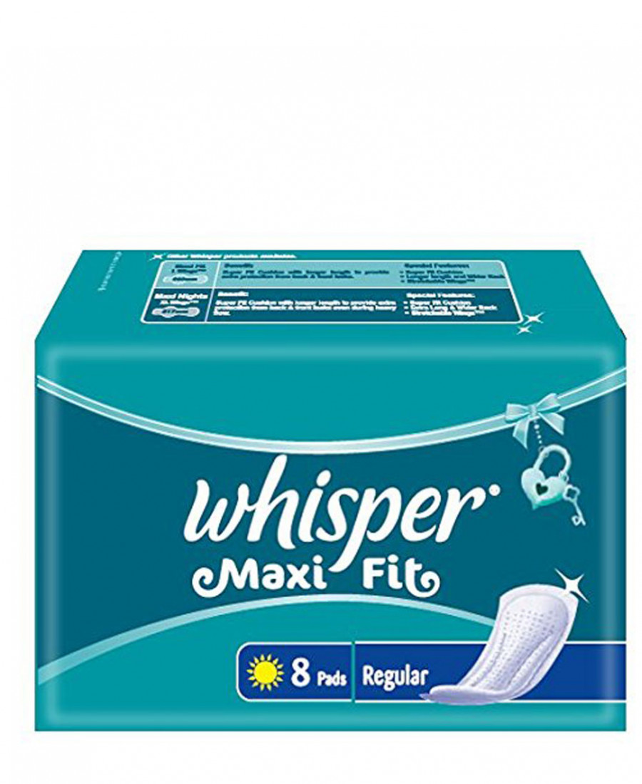 Whisper maxi fit 8 count
