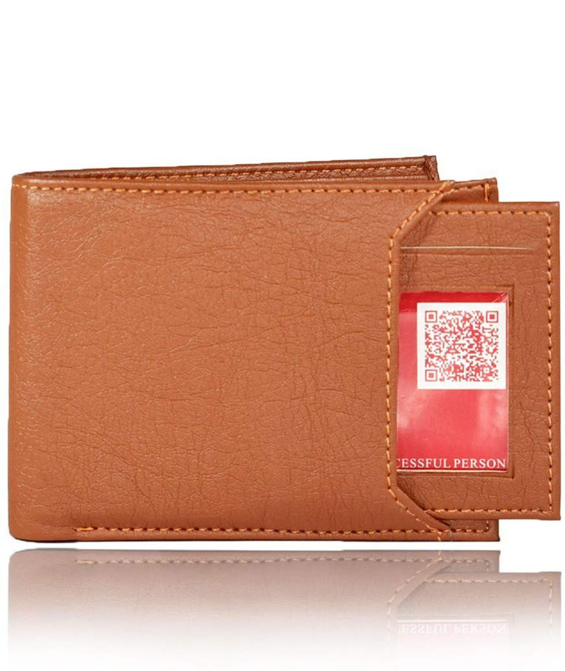Urban Alfami Mens Wallet, tan Colour, Quick Access id Window