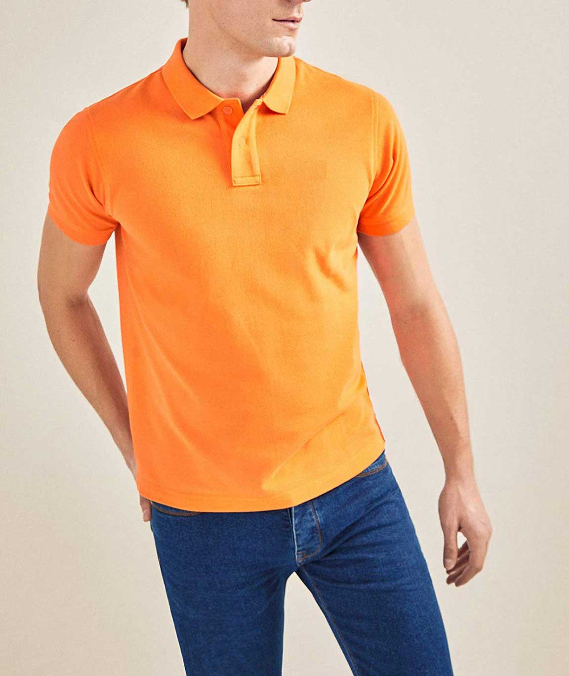 Vestiario Cotton Blended Polo Neck T-Shirts Sizes 38 to 44