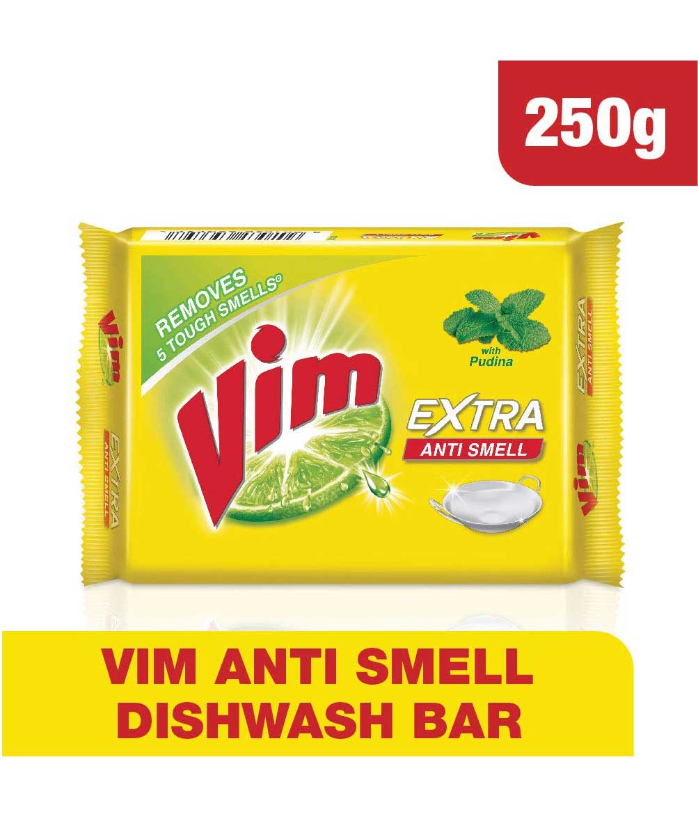 Vim Anti Smell Bar - 250 gm - Pack of 5