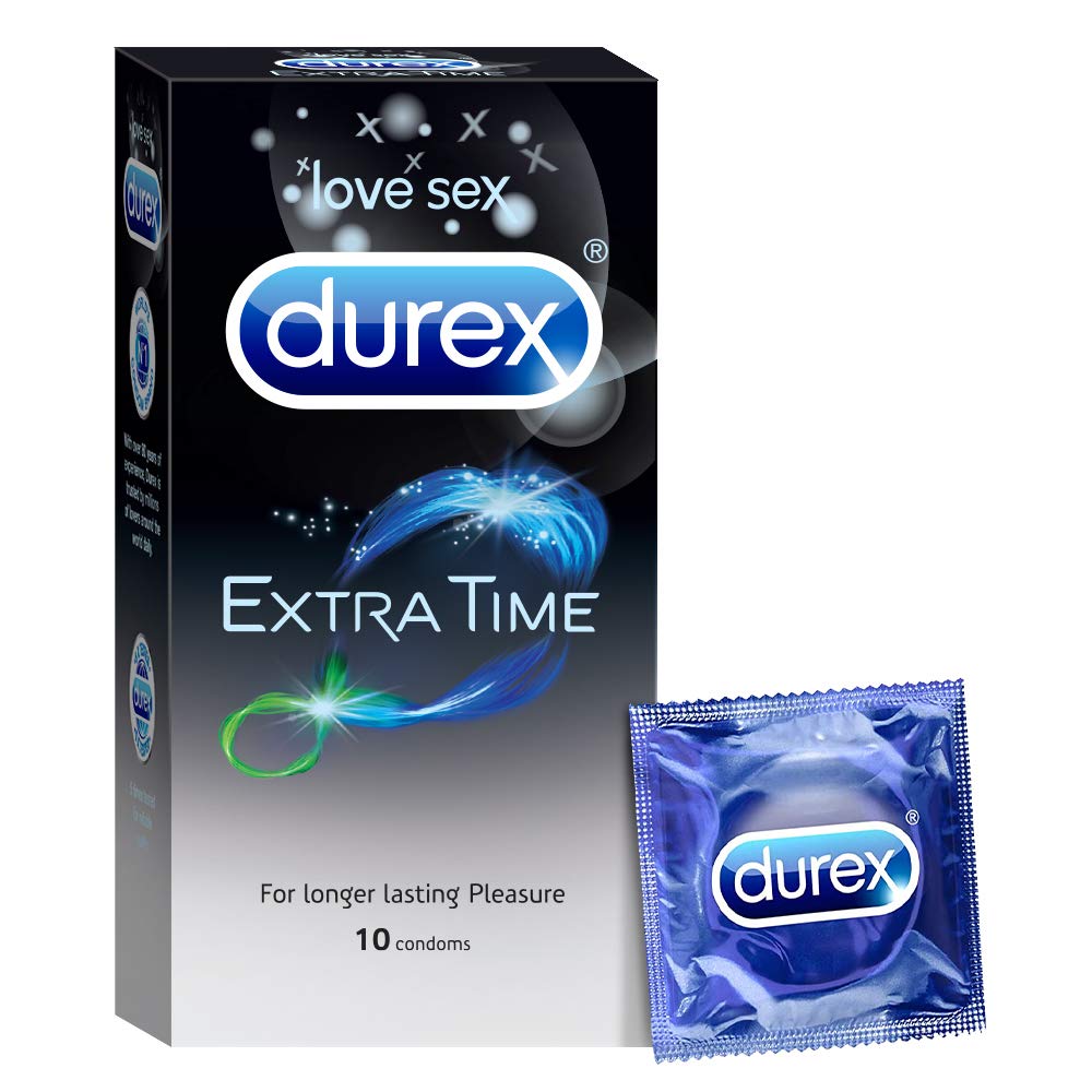Durex Condoms, Extra Time - 10 Count