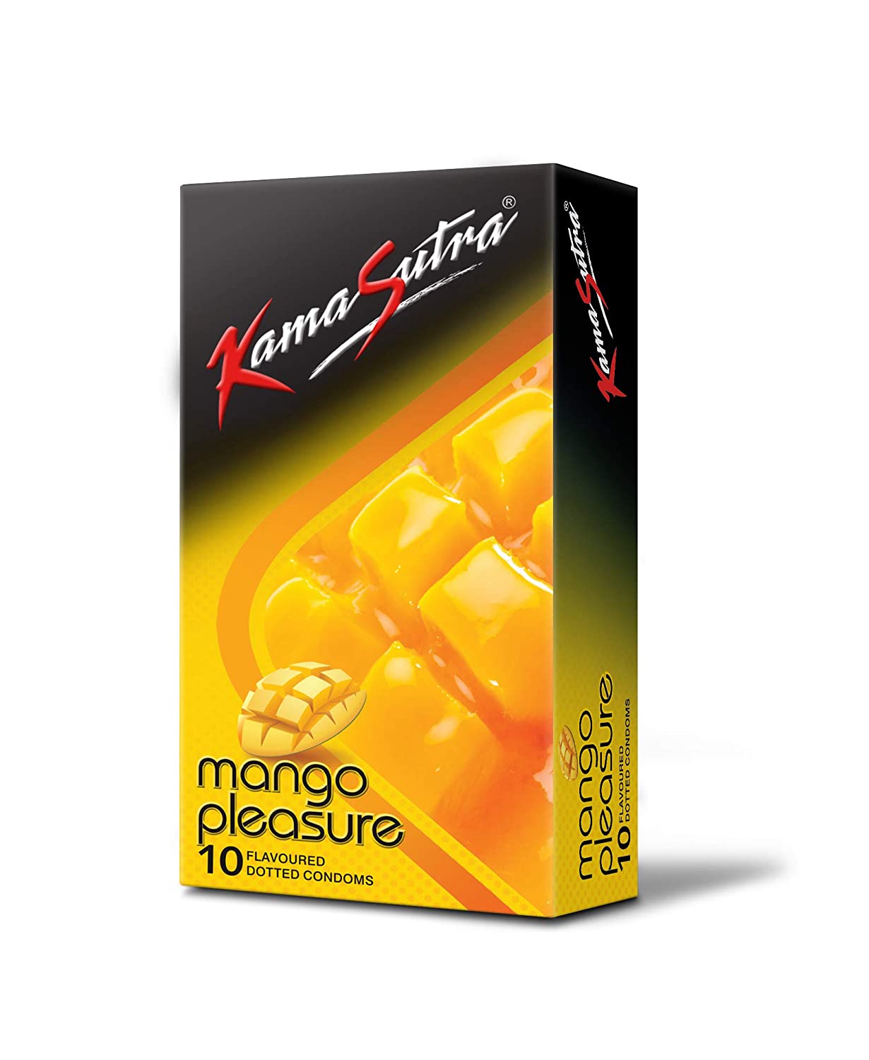 KamaSutra Mango Pleasure Flavoured Condoms Pack of 10