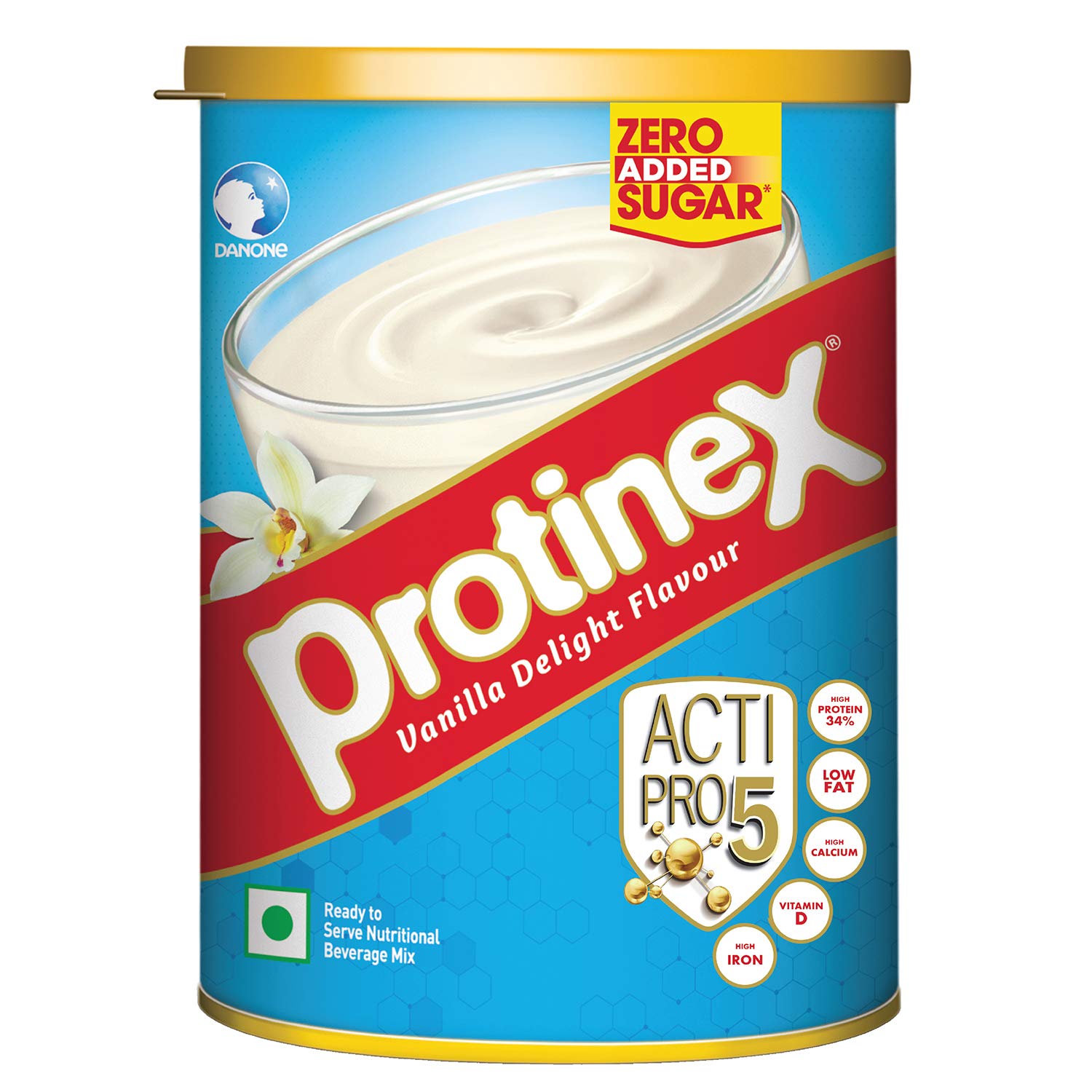 Protinex Health And Nutritional Drink Mix For Adults with High protein & 10 Immuno Nutrients, Vanilla Delight, 400gm