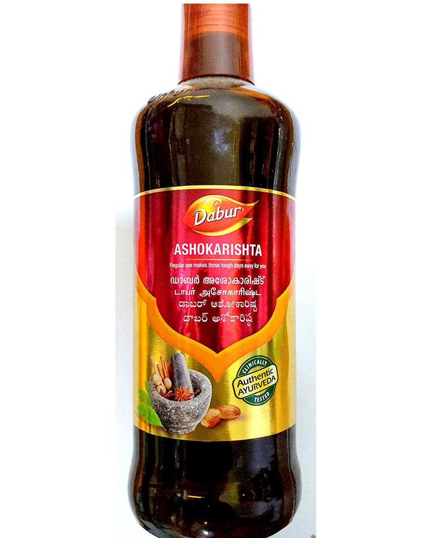 Dabur India Womens Ashokarishta Syrup, 450ml (Yellow)