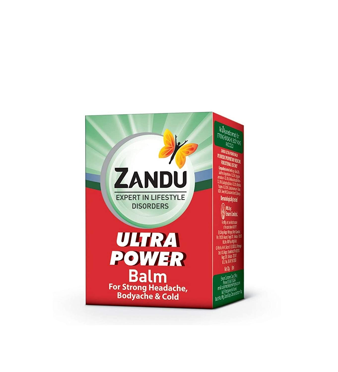 Zandu Balm Ultra Power - 8 ml
