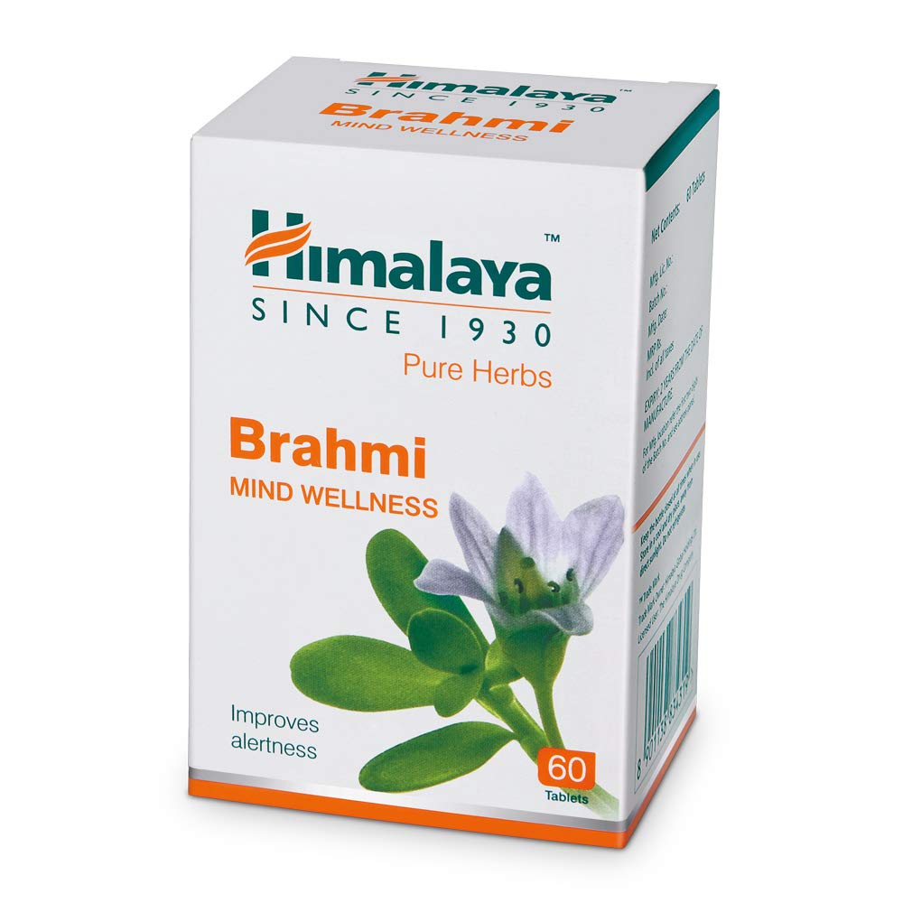Himalaya Wellness Pure Herbs Brahmi Mind Wellness |Improves alertness |- 60 Tablet