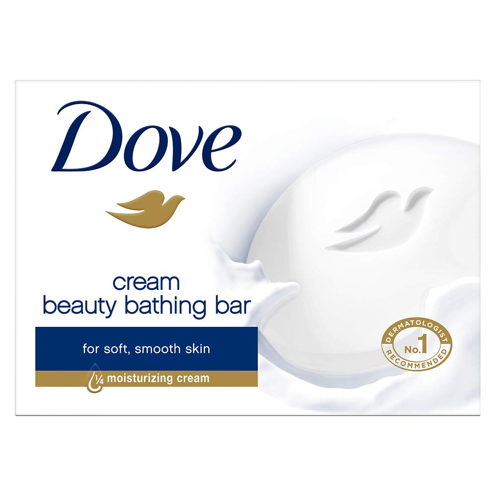 Dove Cream Beauty Bathing Bar With Moisturizing Cream To Give You Softer, Smoother Skin, 100gm