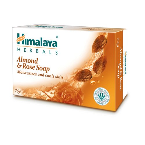 Himalaya Herbals  Almond & Rose Soap, 75gm