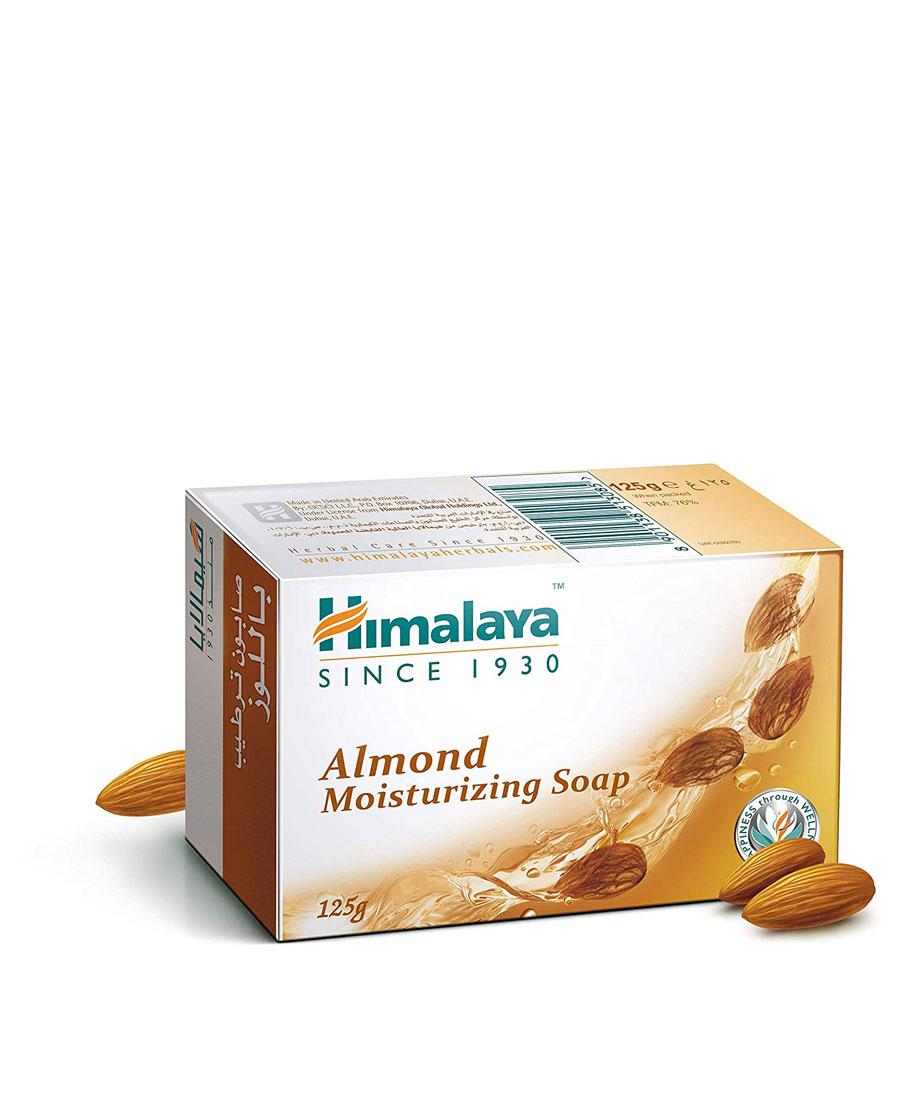 Himalaya Herbals Moisturizing Almond And Rose Soap, 125gm