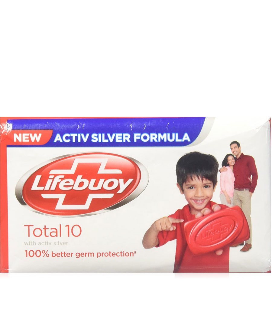 Lifebuoy Soap, Total 10 Germ Protection, 125gm