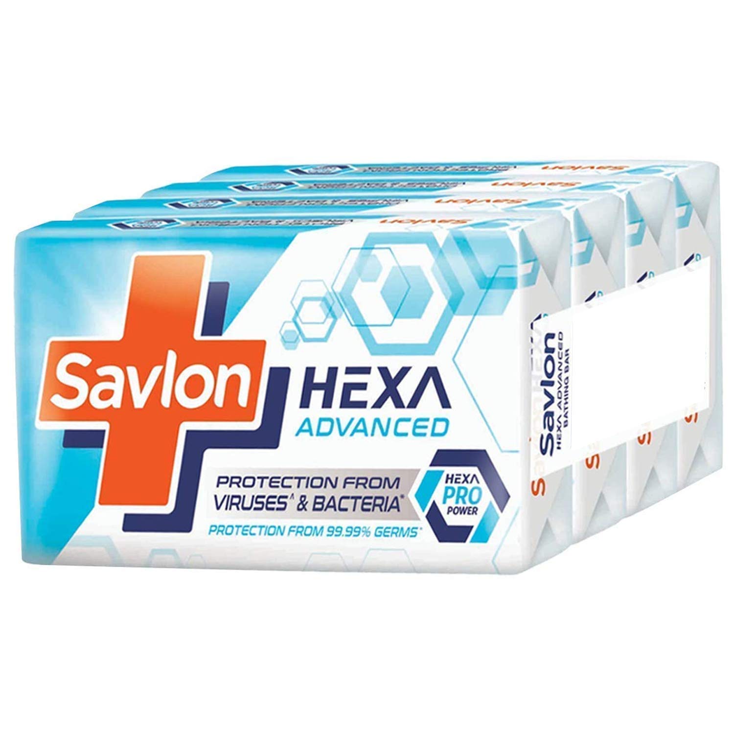 Savlon Hexa Advanced Soap, 75 gm [Pack of 4]