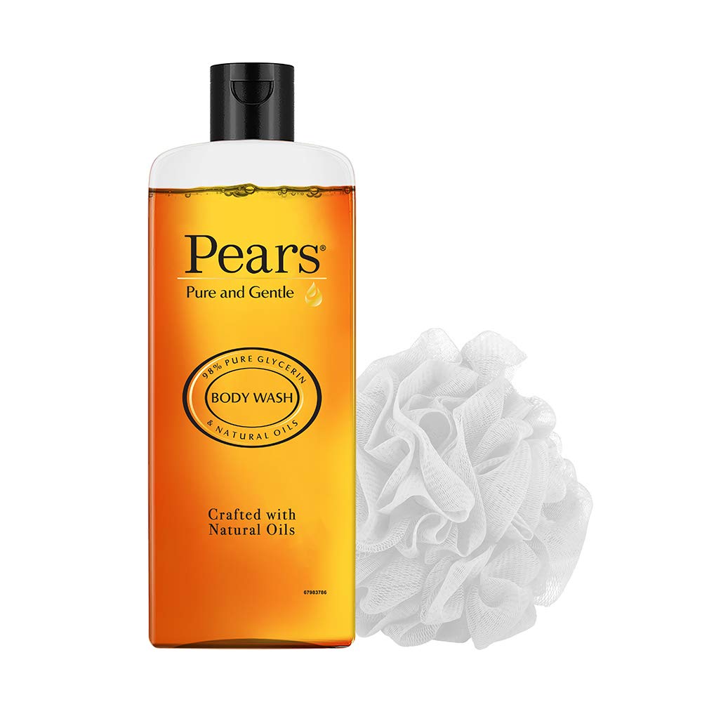 Pears Pure & Gentle Shower Gel With 98% Pure Glycerine, 100% Soap Free And No Parabens, 250ml
