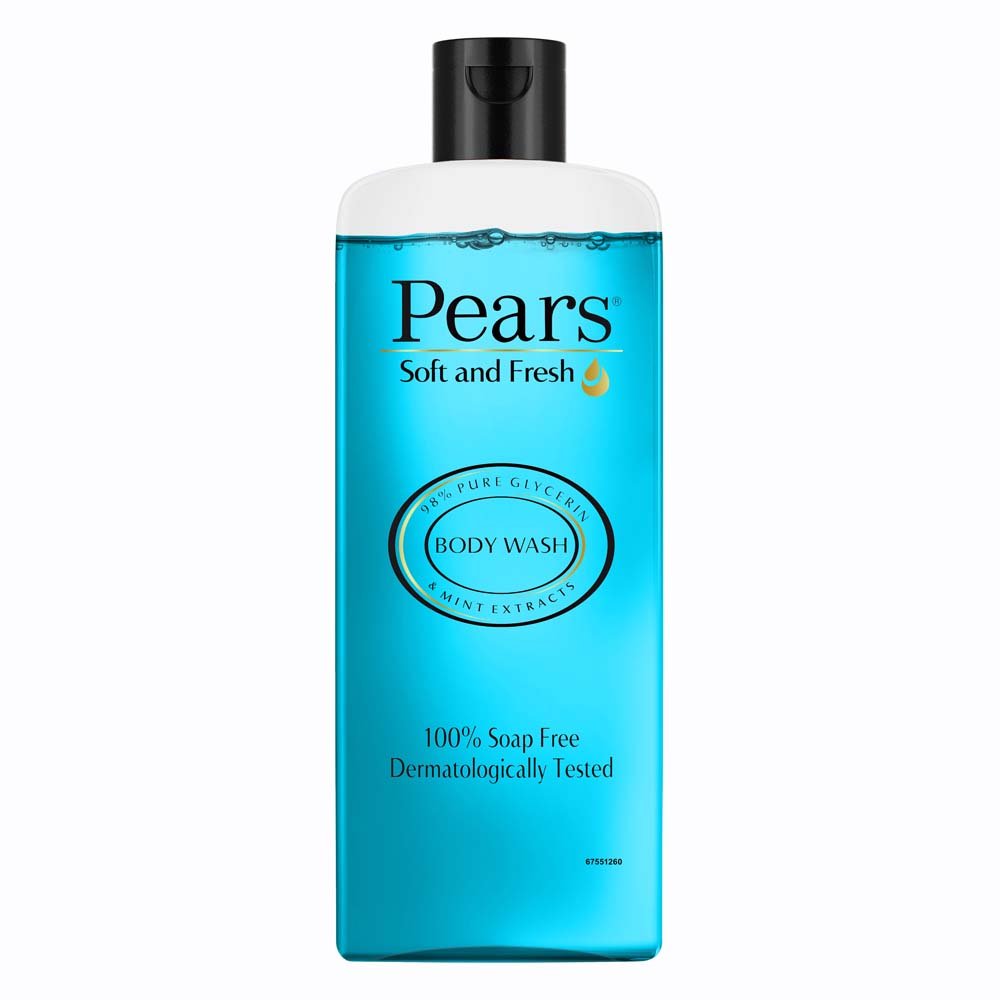 Pears Soft & Fresh Shower Gel, 98% Pure Glycerine, 100% Soap Free And No Parabens 250 ml