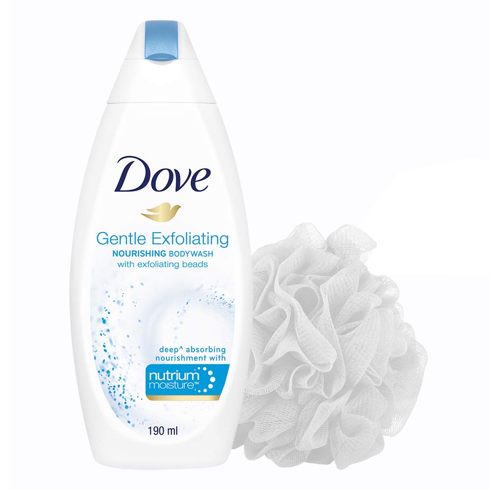 Dove Gentle Exfoliating Nourishing Body Wash, 190 ml