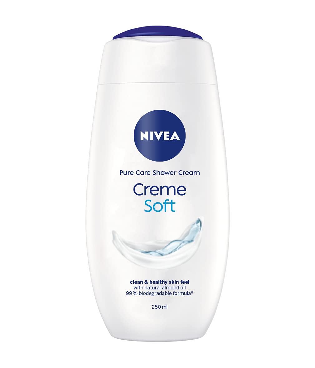 NIVEA Shower Gel, Creme Soft Body Wash, Women, 250ml