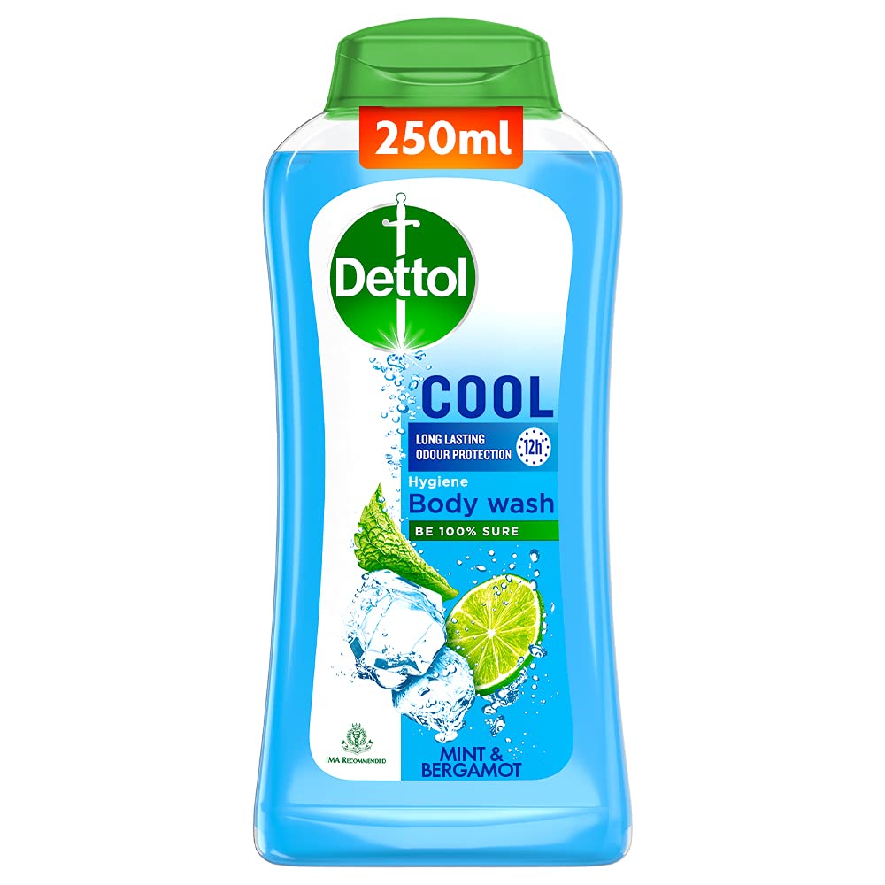 Dettol Body Wash and Shower Gel, Cool - 250ml