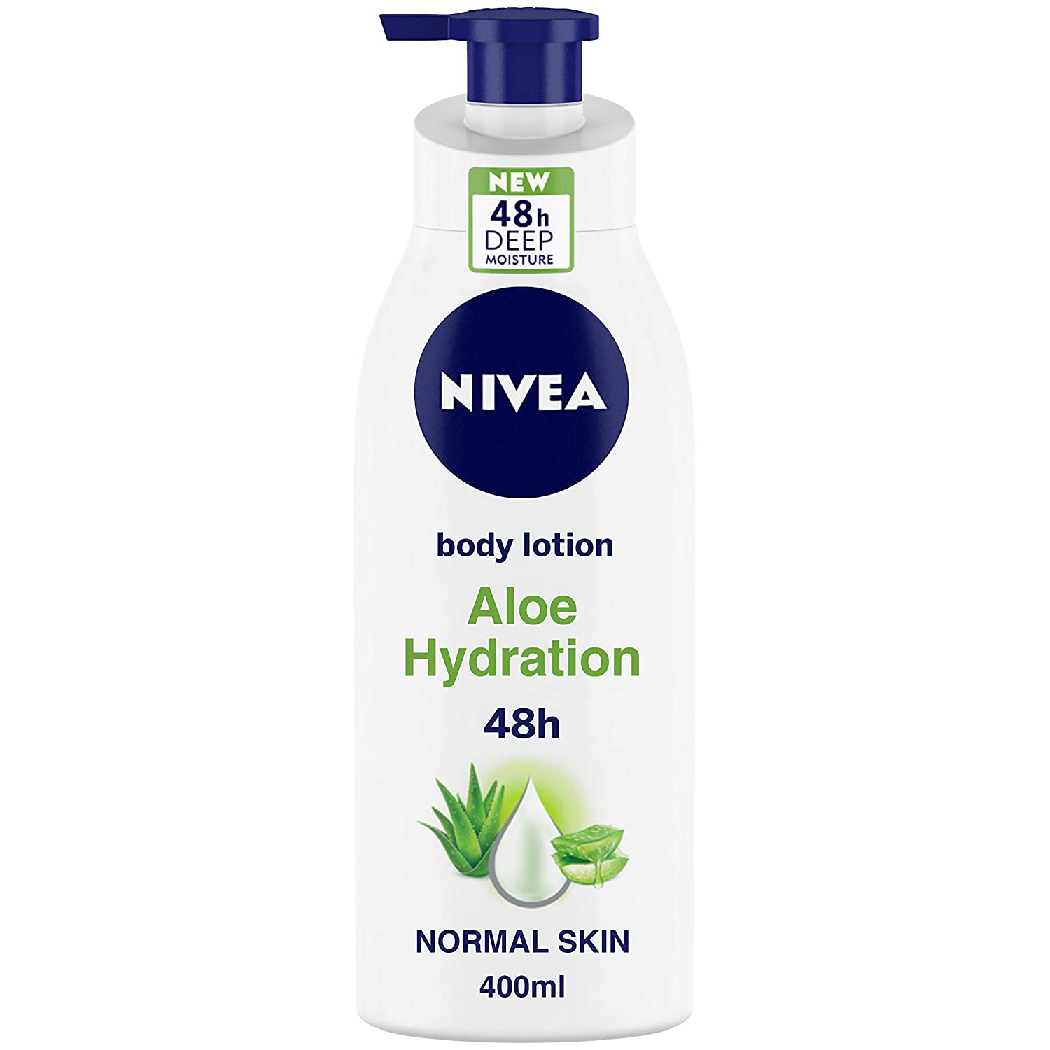 NIVEA Body Lotion, Aloe Hydration, with Aloe Vera, for Men & Women, 400 ml