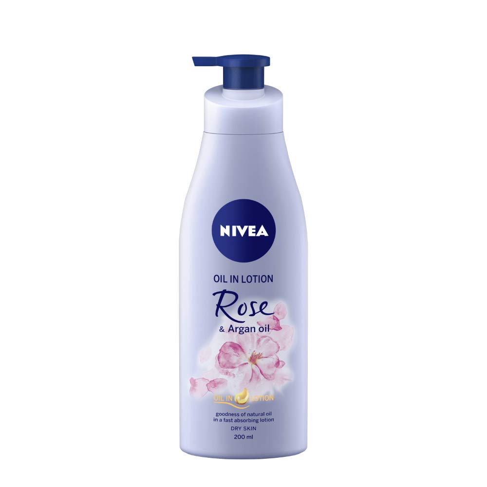 Nivea Rose and Argan Oil Body Lotion For Dry Skin (200ml)