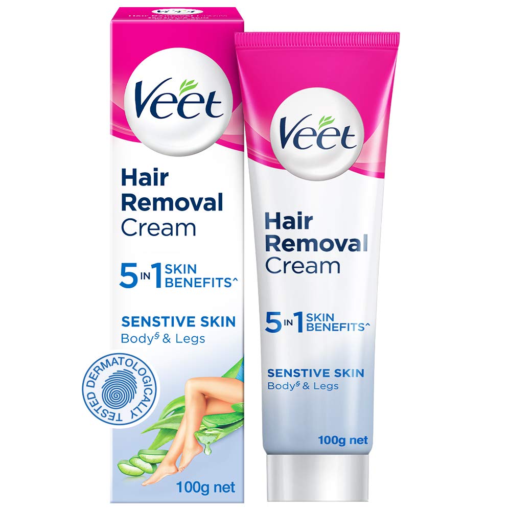Veet Silk & Fresh Hair Removal Cream, Sensitive Skin - 100 gm