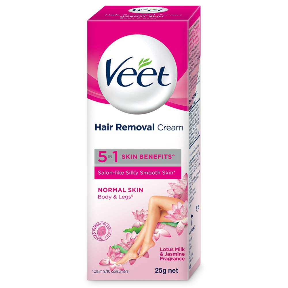 Veet Silk & Fresh Hair Removal Cream, Normal Skin - 25 gm